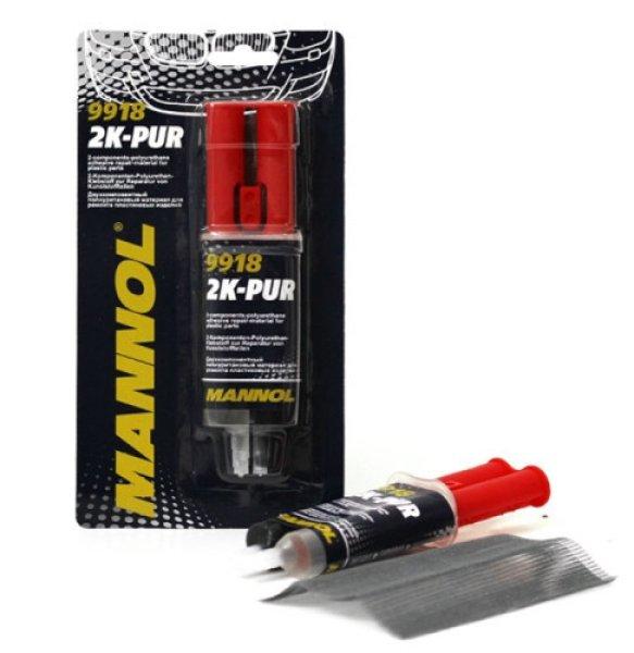 Mannol 9918 2K-PUR kétkomponensű poliuretán ragasztó, 30 g