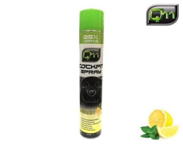 Q11 műszerfaltisztító és ápoló spray – citrom illatú, 750 ml