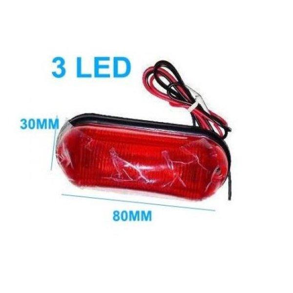 AELA569R 24V LED-es piros helyzetjelző lámpa