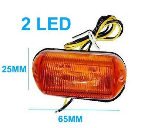 AELA570Y 24V sárga LED-es helyzetjelző lámpa
