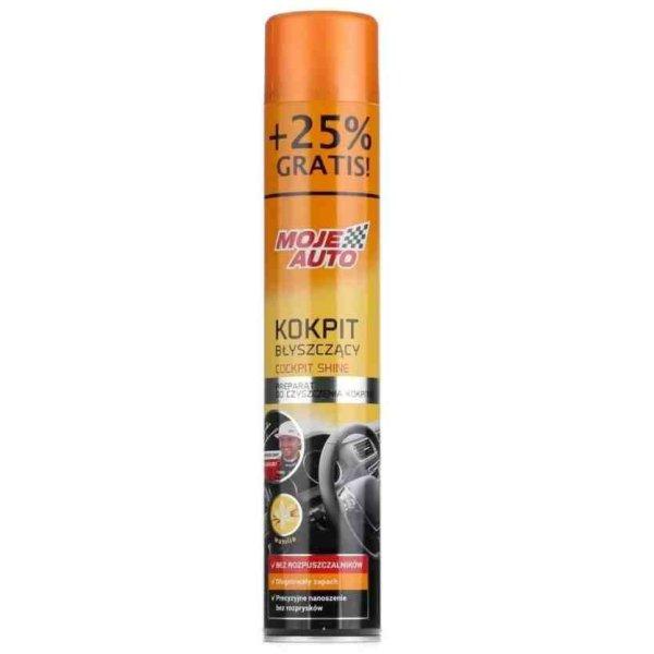 Moje Auto 19-009 Műszerfalápoló – Vanília Illat, 750ml