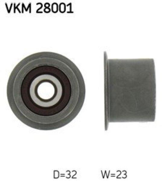 Vezetőgörgő – VKM 28001 (32 x 23 mm, perem Ø 40 mm) – (11311708806 /
02.02.006) (BMW)