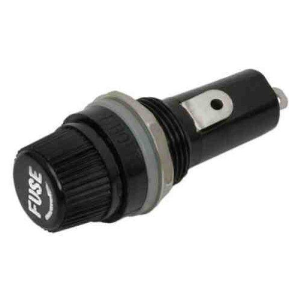 Beépíthető biztosíték foglalat 6,4 x 30 mm-es biztosítékokhoz