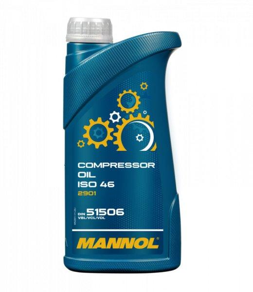 Mannol Compressor Oil ISO 46 1L (2901) – Kompresszorolaj