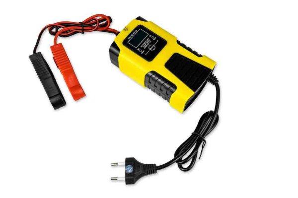 GEKO G80038 Mikroprocesszoros LCD Akkumulátortöltő 6/12/24V 10A