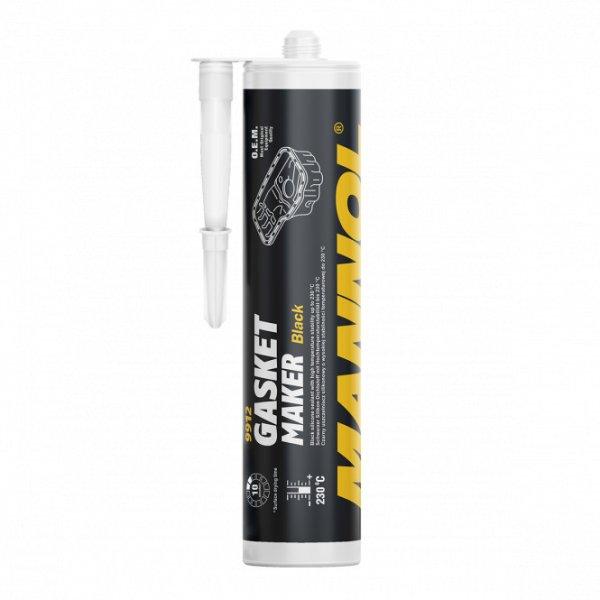 Motortömítő szilikon – fekete – 310g – Mannol 9912-031