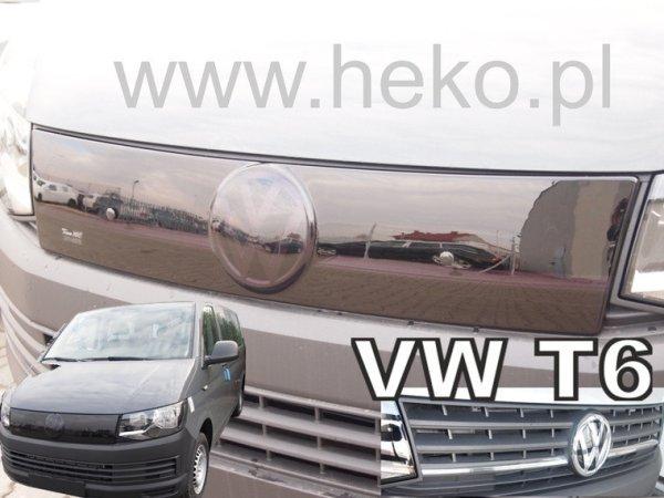 Hűtőrács takaró VW Transporter T6 / Caravelle 2015-2021 (felső, fekete
hűtőrácsbetét)|Heko
