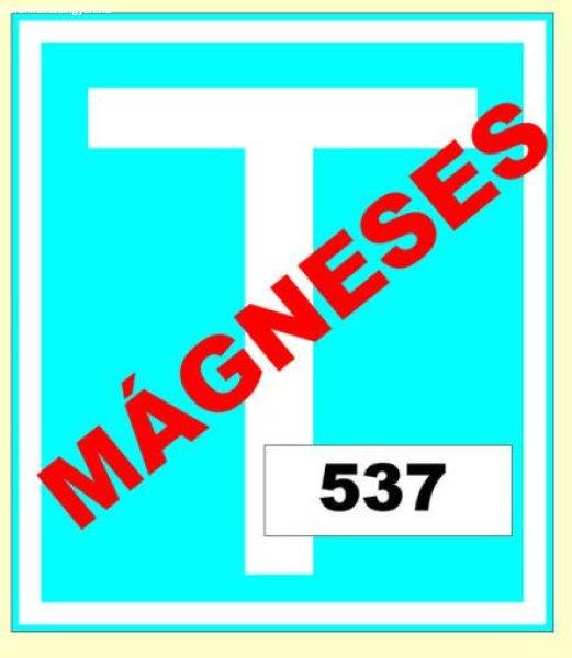 T mágneses tanuló matrica – 537