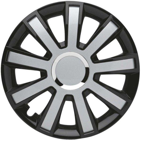 15" Flash Fekete-Ezüst Dísztárcsa 1db