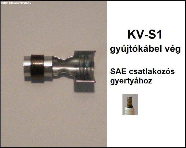 Gyújtáskábelvég gyertyához KV-S1, alumínium színű