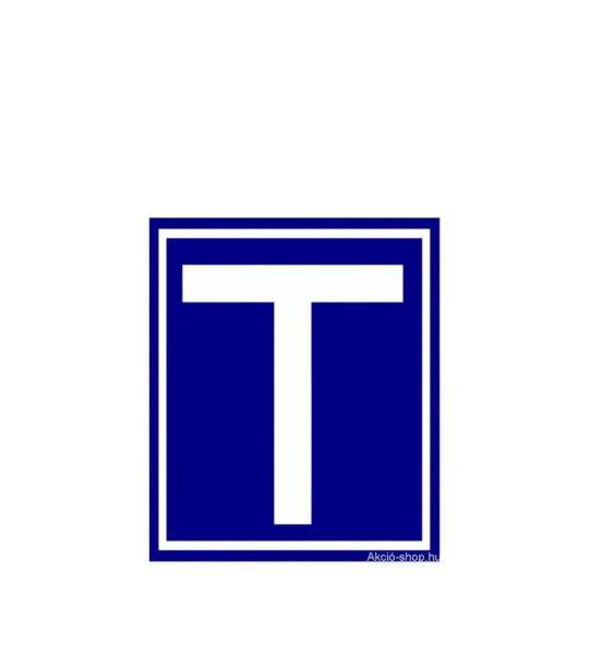 T mágneses tanuló matrica kék – SLH4403