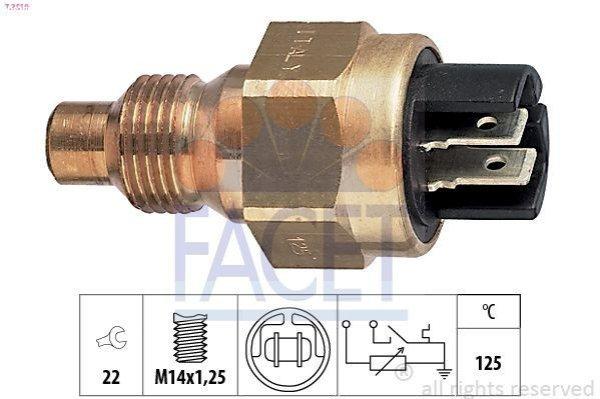 Féklámpa kapcsoló – FACET 7.1035 – M12x1,5 menetű, mechanikus
működtetésű (Opel)