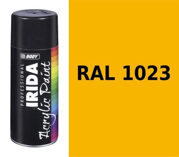 HB Body Irida Akril Festékspray RAL 1023 Sárga 400 ml