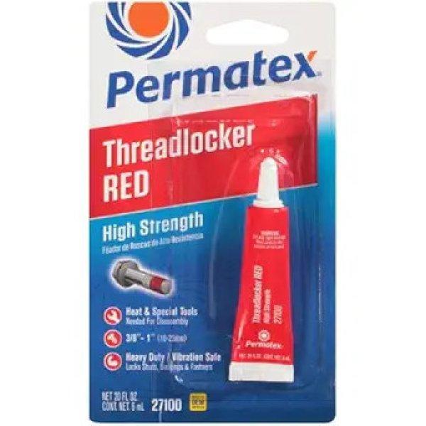 27100 Permatex erős csavarrögzítő piros – 6 ml