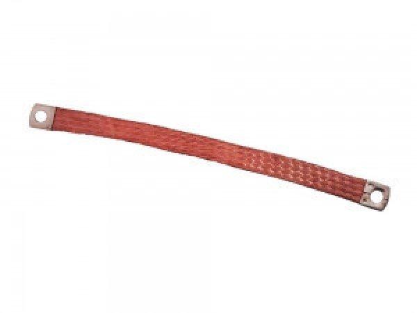 Szigetelt réz testkábel, 40 cm hosszú, 25 mm² keresztmetszetű