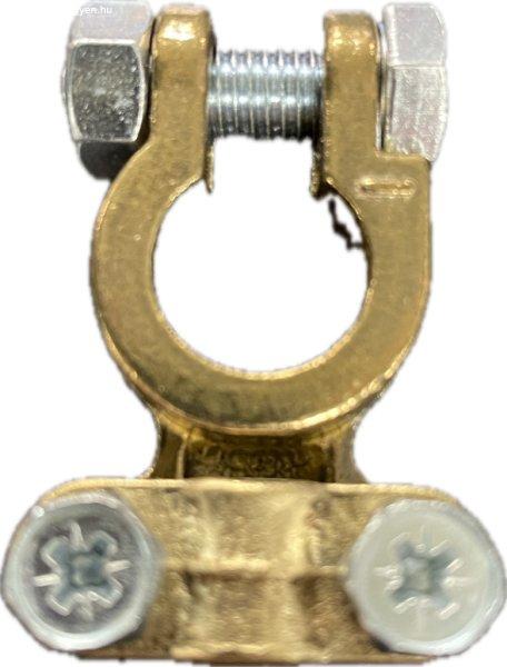 Erősített réz akkusaru, egyenes, negatív, M8 csavarral