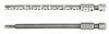 Bitkszlet 1/4" 2db-os torx T25x100mm YT-0490