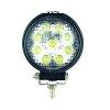 Kerek 9 LED-es Munkalmpa, 27W, 10-30V, Spot Fny