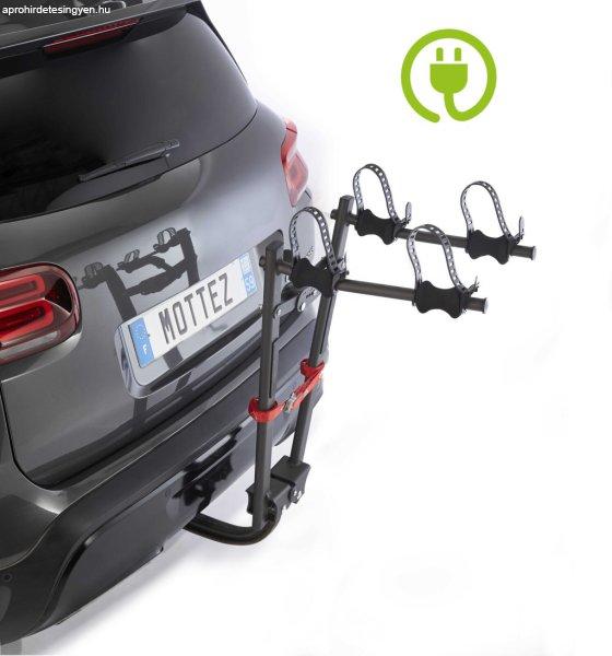 Kerékpártartó vonóhorogra, 2db E-bikehoz, Mottez Jupiter 2 Elec