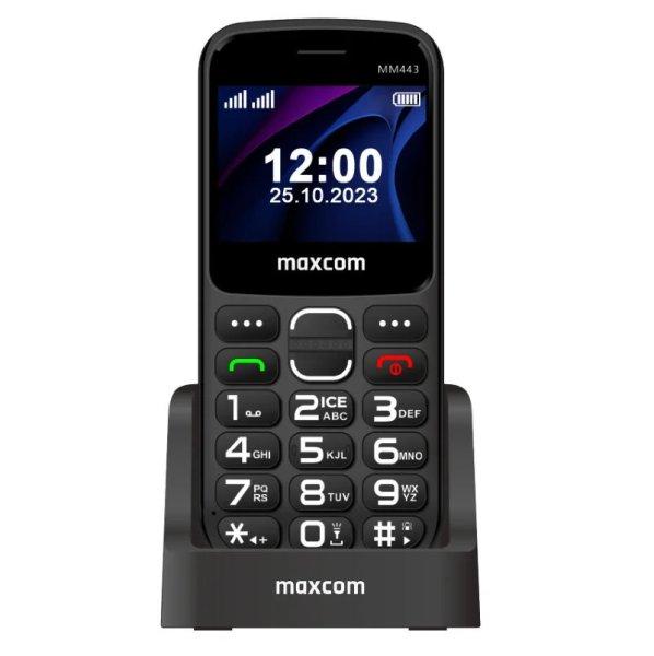 Maxcom MM443 4G Dual SIM mobiltelefon, kártyafüggetlen, extra nagy gombokkal,
vészhívóval (magyar nyelvű menüvel)