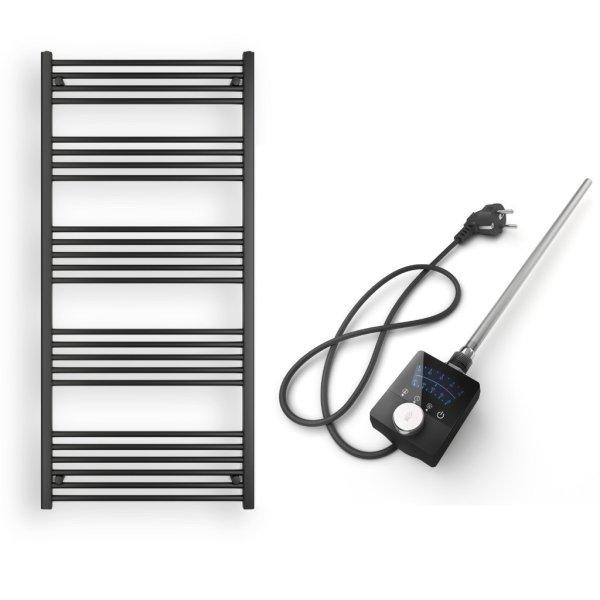 Törölközőszárító radiátor elektromos fűtőpatronnal 75 x 160 cm - Nero
Italia AF-13-800W (fekete)