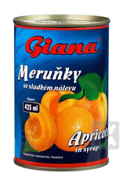 GIANA BEFŐTT SÁRGABARACK 425ML