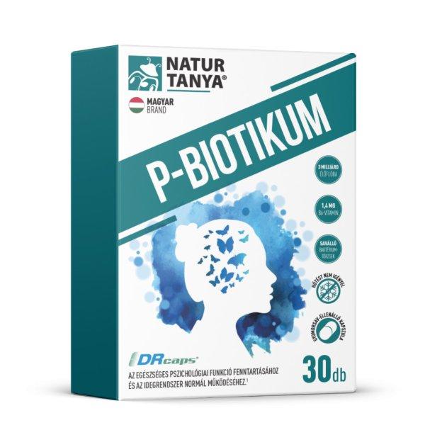 Natur Tanya® P-BIOTIKUM - Liofilizált élőflórát és B6-vitamint
tartalmazó étrend-kiegészítő, gyomorsav-ellenálló növényi kapszulában 