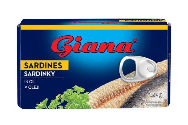 GIANA SZARDÍNIA OLAJBAN 125G
