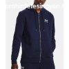 Under Armour UA Essential Fleece FZ Hood-NVY