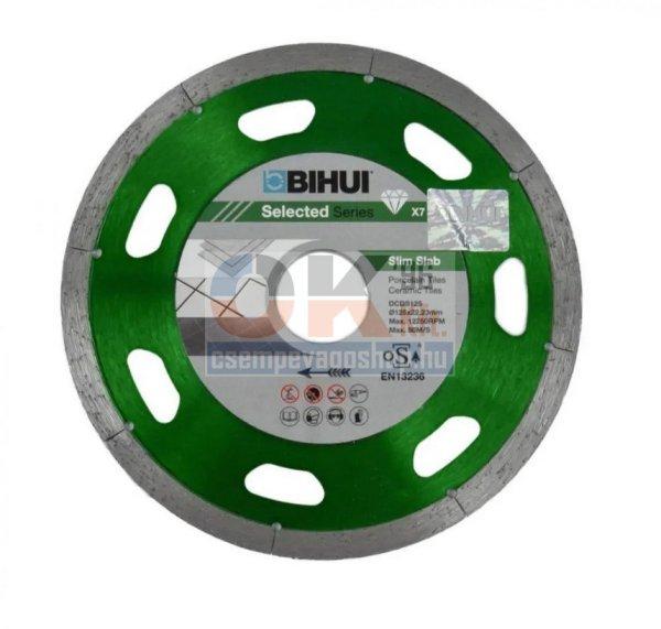 BIHUI gyémánttárcsa porcelán, csempe 7/125/1,1 mm (bihdcds125)