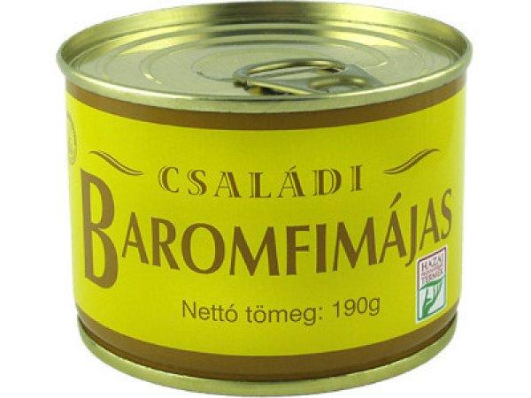 Szegedi Családi baromfimájas 190g Tépőzáras