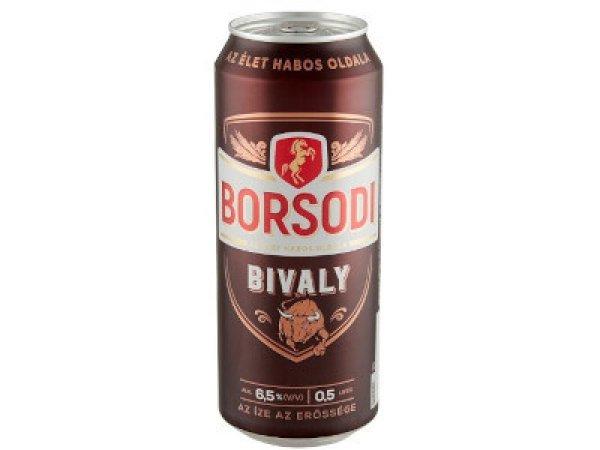 Borsodi Bivaly 0.5L doboz DRS