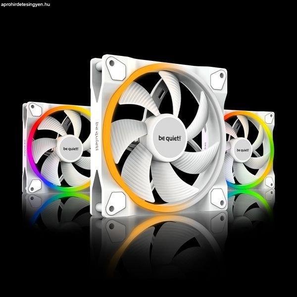 Be quiet! LIGHT WINGS White 140mm PWM Triple Pack