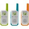 Motorola Talkabout T42 Triple Walkie-Talkie (3 Pcs) Blue/Ora