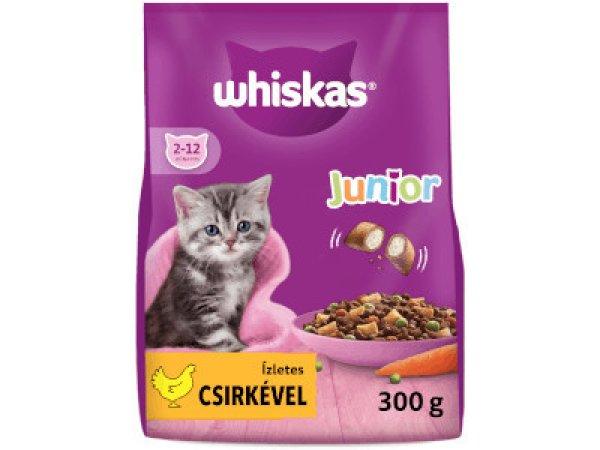 Whiskas Cat száraz 300g Junior Csirke