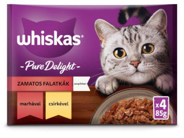 Whiskas Cat alutasakos 4*85g Zamatos falatkák zselében