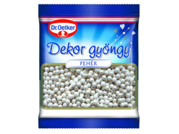 Dr.Oetker dekor Gyöngy 30g Fehér