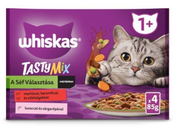 Whiskas Cat alutasakos 4*85g Séf választása mártásban
