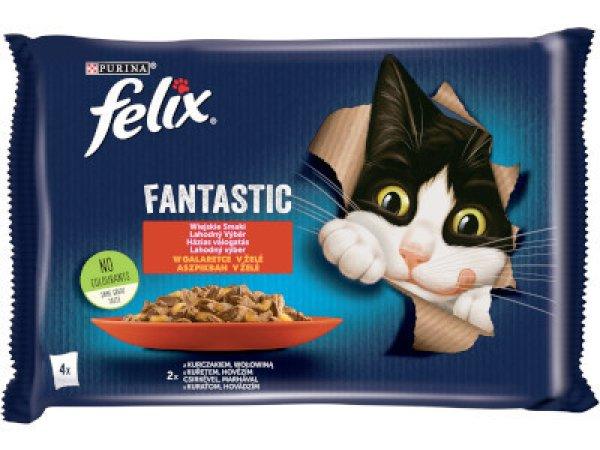 Felix Cat alutasakos 4*85g Házias válogatás Csirke-marha Fantastic