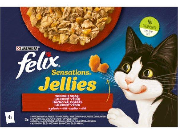 Felix Cat alutasakos 4*85g szószos Házias válogatás Sensations