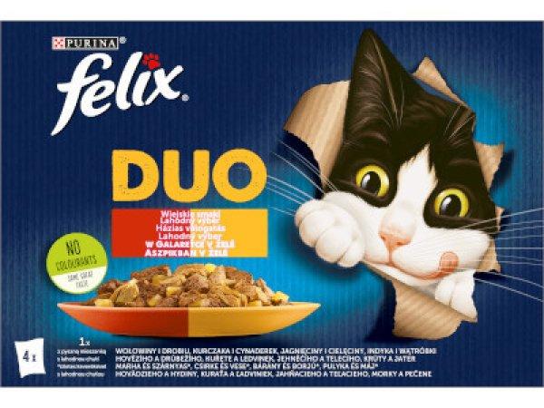 Felix Cat alutasakos 4*85g aszpikos Házias válogatás Duo