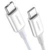 UGREEN USB-C to USB-C male/male cable 0,5m White