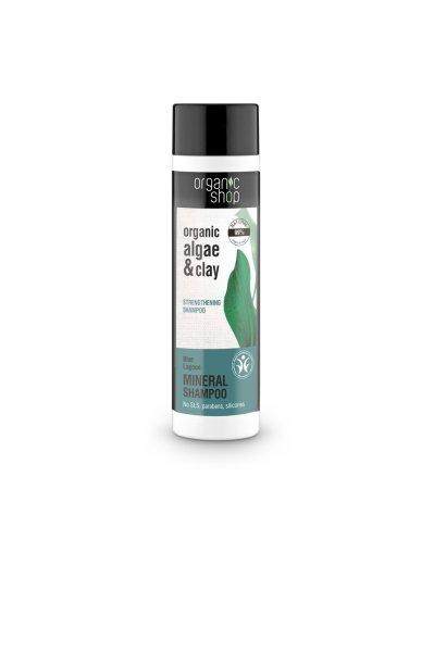 Organic Shop bio erősítő és hajhullás elleni sampon algával és
citromfűvel 280 ml