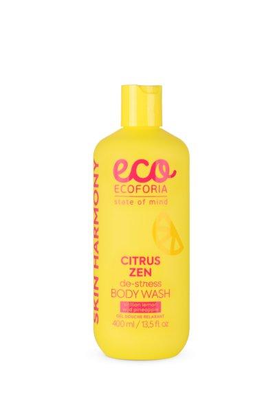 Ecoforia “citrus zen” de-stress tusfürdő 400 ml