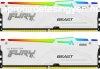 Kingston 32GB DDR5 6000MHz Kit(2x16GB) Fury Beast RGB White