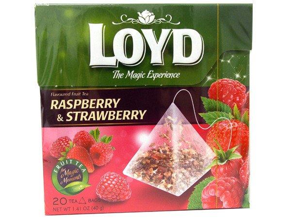 Loyd piramis tea 20*2g Eper-málna