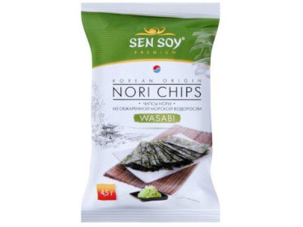 Sen Soy Nori chips 4,5g Wasabi