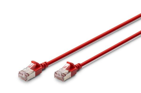Digitus CAT6A F-FTP Patch Cable 0,5m Red