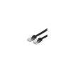 ROLINE Patch kbel VALUE UTP CAT6 lapos kivitel, Fekete 2m