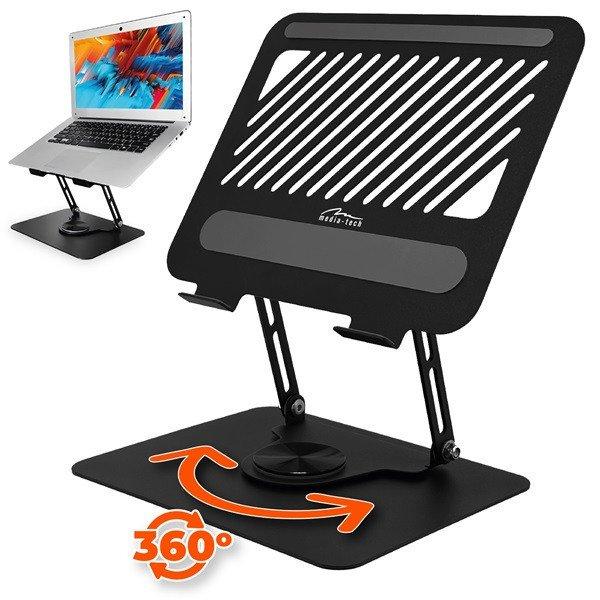MEDIA-TECH Notebook Állvány ROTO állítható forgatható ergonómikus
10-17"